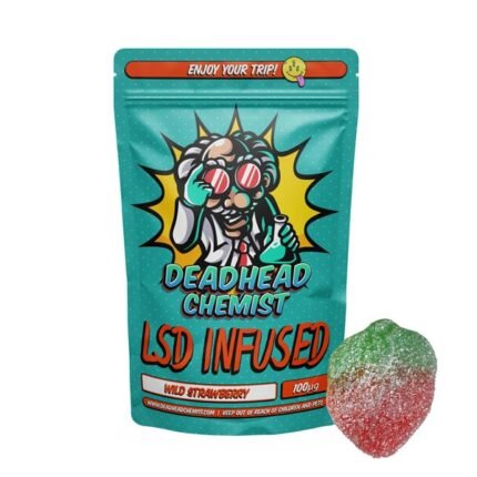 Acquista LSD commestibile 100Ug di fragole gommose Deadhead Chemist online