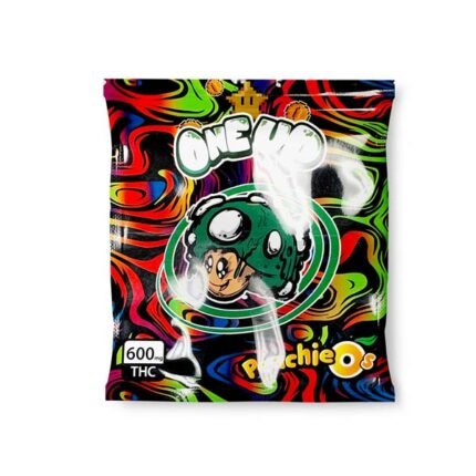 Buy One Up Gummies Peachie Os 600Mg THC Online