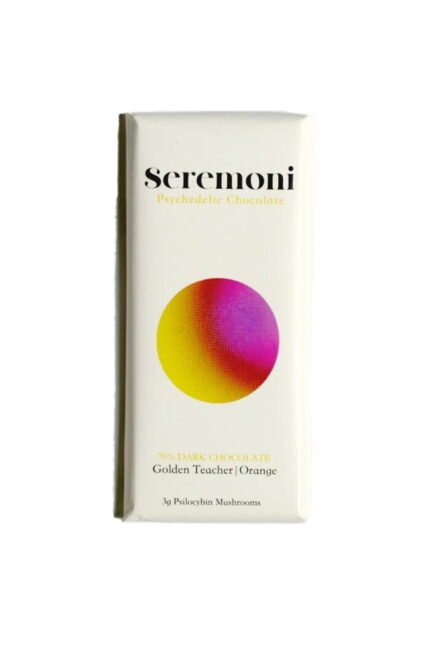 Kaufen Sie Seremoni Psilocybin Chocolate Bar Edibles Orange Golden Teacher Mushrooms online
