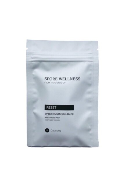 Compre cápsulas de hongos con macrodosificación Spore Wellness Reset en línea